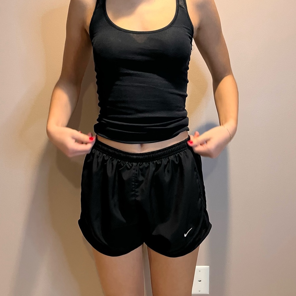 Nike shorts with mess on the side